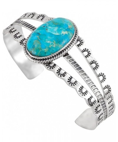 Turquoise Bracelet Sterling Silver 925 Genuine Turquoise Turquoise $52.00 Bracelets