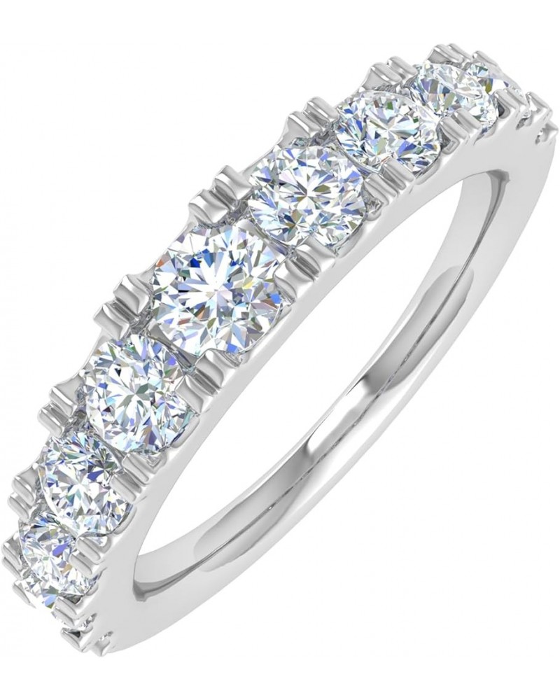 1 Carat Diamond Wedding Band Ring in 14K Gold White Gold $286.00 Bracelets