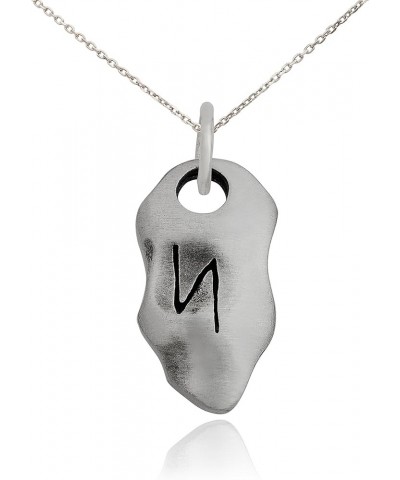 The Elder Futhark Viking Runes Silver Pewter Charm Necklace Pendant Jewelry Sowulo Sun-Chain $8.15 Necklaces