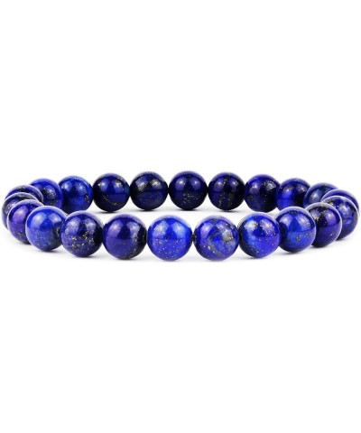 Semi-Precious Gemstone Beaded Bracelets For Women, Men - Pulseras Para Mujer, Hombres - Stress Relief Elastic Stretch Bracele...