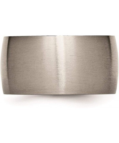 Titanium 12mm Brushed Wedding Band Ring $50.49 Rings