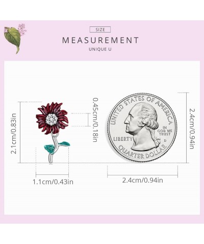 Flower Charms Sterling Silver Purple Pansies,Fresh Lotus, Daisy Sunflower Charms fit Pandora Charms Bracelet Necklaces Pendan...