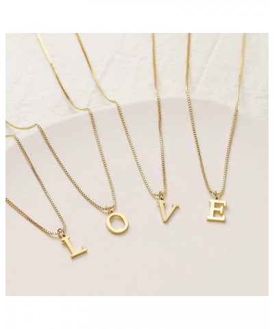 Gold Initial Necklaces for Women Girls, Dainty Gold Letter Necklace Tiny A-Z Pendant Choker Necklace Trendy Cute Personalized...